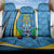 Custom Saint Lucia Football Back Car Seat Cover Sporty Pattern