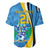 Custom Saint Lucia Football Baseball Jersey Sporty Pattern