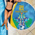 Custom Saint Lucia Football Beach Blanket Sporty Pattern