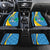 Custom Saint Lucia Football Car Mats Sporty Pattern