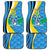 Custom Saint Lucia Football Car Mats Sporty Pattern