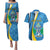 Custom Saint Lucia Football Couples Matching Puletasi and Hawaiian Shirt Sporty Pattern