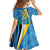 Custom Saint Lucia Football Family Matching Long Sleeve Bodycon Dress and Hawaiian Shirt Sporty Pattern