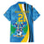 Custom Saint Lucia Football Family Matching Long Sleeve Bodycon Dress and Hawaiian Shirt Sporty Pattern