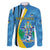 Custom Saint Lucia Football Family Matching Long Sleeve Bodycon Dress and Hawaiian Shirt Sporty Pattern