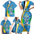 Custom Saint Lucia Football Family Matching Short Sleeve Bodycon Dress and Hawaiian Shirt Sporty Pattern