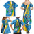 Custom Saint Lucia Football Family Matching Summer Maxi Dress and Hawaiian Shirt Sporty Pattern