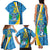 Custom Saint Lucia Football Family Matching Tank Maxi Dress and Hawaiian Shirt Sporty Pattern