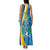 Custom Saint Lucia Football Family Matching Tank Maxi Dress and Hawaiian Shirt Sporty Pattern