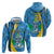 Custom Saint Lucia Football Hoodie Sporty Pattern