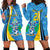 Custom Saint Lucia Football Hoodie Dress Sporty Pattern