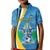 Custom Saint Lucia Football Kid Polo Shirt Sporty Pattern