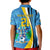 Custom Saint Lucia Football Kid Polo Shirt Sporty Pattern