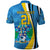 Custom Saint Lucia Football Polo Shirt Sporty Pattern