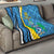 Custom Saint Lucia Football Quilt Sporty Pattern