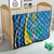 Custom Saint Lucia Football Quilt Sporty Pattern