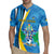 Custom Saint Lucia Football Rugby Jersey Sporty Pattern