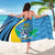 Custom Saint Lucia Football Sarong Sporty Pattern