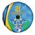 Custom Saint Lucia Football Spare Tire Cover Sporty Pattern