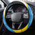 Saint Lucia Football Steering Wheel Cover Sporty Pattern