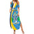 Custom Saint Lucia Football Summer Maxi Dress Sporty Pattern