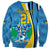 Custom Saint Lucia Football Sweatshirt Sporty Pattern