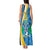 Custom Saint Lucia Football Tank Maxi Dress Sporty Pattern