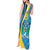 Custom Saint Lucia Football Tank Maxi Dress Sporty Pattern