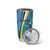 Custom Saint Lucia Football Tumbler Cup Sporty Pattern