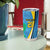 Custom Saint Lucia Football Tumbler Cup Sporty Pattern