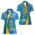 Custom Saint Lucia Football Women Polo Shirt Sporty Pattern