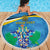 Personalized Saint Lucia Independence Day Beach Blanket Since 1979