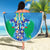 Personalized Saint Lucia Independence Day Beach Blanket Since 1979