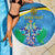 Personalized Saint Lucia Independence Day Beach Blanket Since 1979