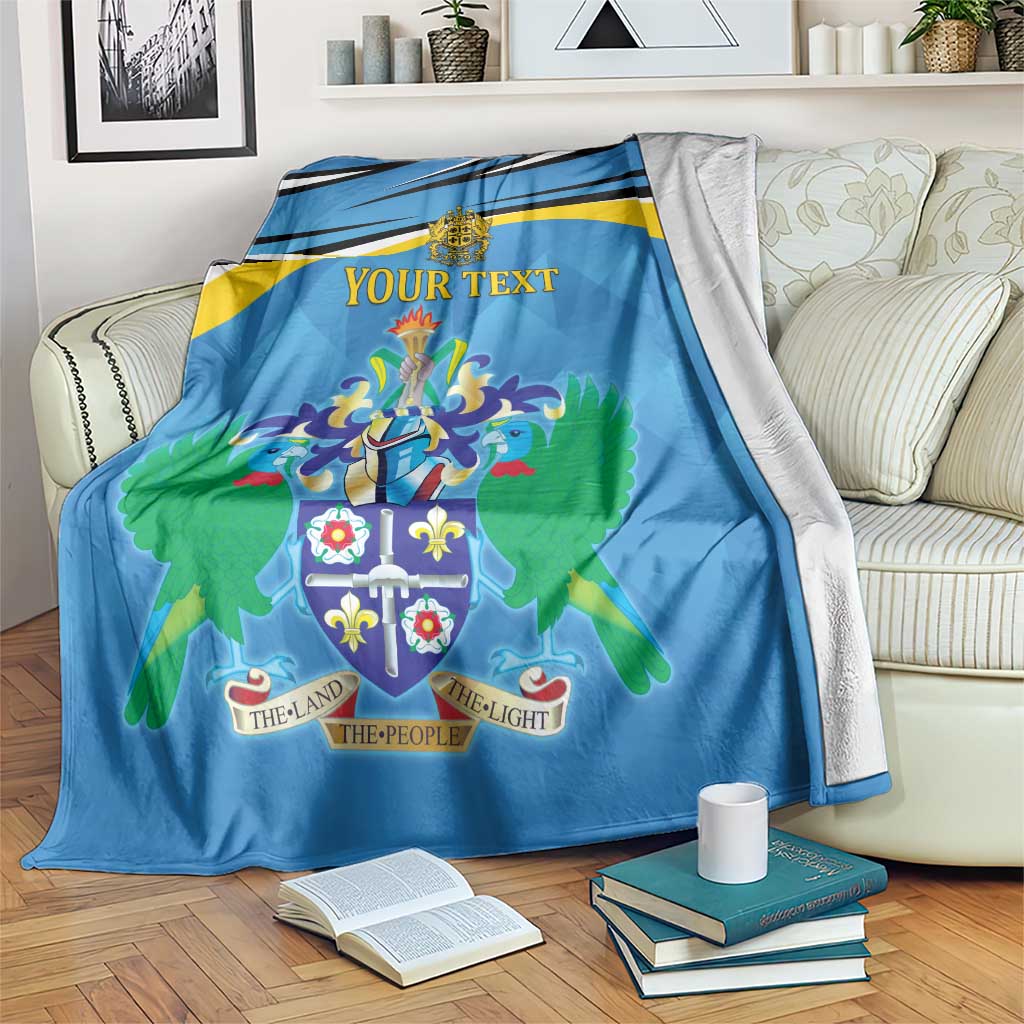 Personalized Saint Lucia Independence Day Blanket Since 1979