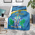 Personalized Saint Lucia Independence Day Blanket Since 1979