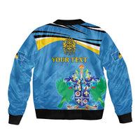 Personalized Saint Lucia Independence Day Bomber Jacket Since 1979