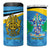 Personalized Saint Lucia Independence Day 4 in 1 Can Cooler Tumbler Since 1979