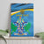 Personalized Saint Lucia Independence Day Canvas Wall Art Since 1979