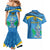 Personalized Saint Lucia Independence Day Couples Matching Mermaid Dress and Hawaiian Shirt Since 1979