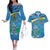 Personalized Saint Lucia Independence Day Couples Matching Off The Shoulder Long Sleeve Dress and Hawaiian Shirt Since 1979