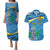 Personalized Saint Lucia Independence Day Couples Matching Puletasi and Hawaiian Shirt Since 1979