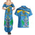 Personalized Saint Lucia Independence Day Couples Matching Summer Maxi Dress and Hawaiian Shirt Since 1979