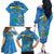 Personalized Saint Lucia Independence Day Family Matching Off The Shoulder Long Sleeve Dress and Hawaiian Shirt Since 1979