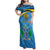 Personalized Saint Lucia Independence Day Family Matching Off Shoulder Maxi Dress and Hawaiian Shirt Since 1979