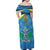 Personalized Saint Lucia Independence Day Family Matching Off Shoulder Maxi Dress and Hawaiian Shirt Since 1979