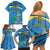 Personalized Saint Lucia Independence Day Family Matching Off Shoulder Short Dress and Hawaiian Shirt Since 1979