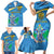 Personalized Saint Lucia Independence Day Family Matching Short Sleeve Bodycon Dress and Hawaiian Shirt Since 1979