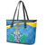 Personalized Saint Lucia Independence Day Leather Tote Bag Since 1979