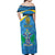 Personalized Saint Lucia Independence Day Off Shoulder Maxi Dress Since 1979